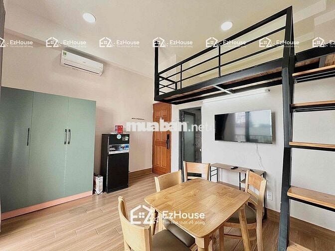 🍑Duplex Ban Công Tách Bếp Thang Máy Bảo Vệ Full Nội Thất
