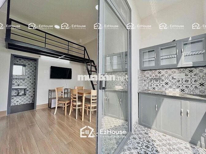 🍑Duplex Ban Công Tách Bếp Thang Máy Bảo Vệ Full Nội Thất