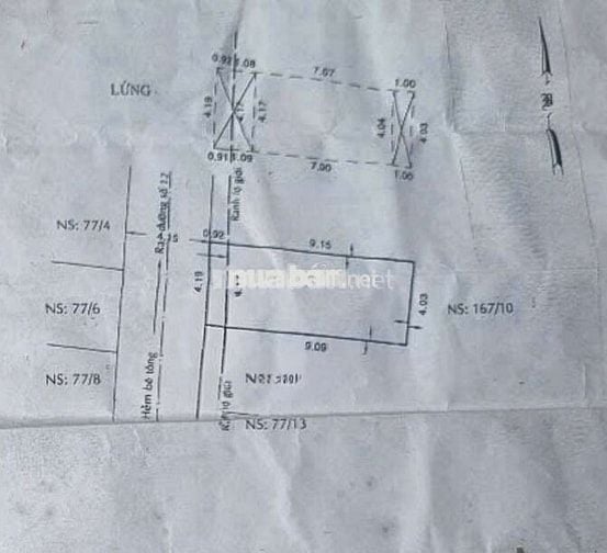 BÁN NHÀ 2 TẦNG 41M2 ĐƯỜNG SỐ 12 P.BÌNH HƯNG HÒA GIÁ 3,95TỶ TL