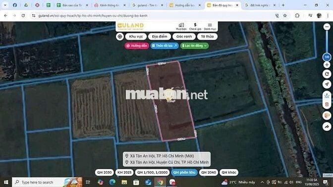 KẸT TIỀN! Bán đất Đường Bờ Kênh, Trung Lập Thượng, Củ Chi 2650m2