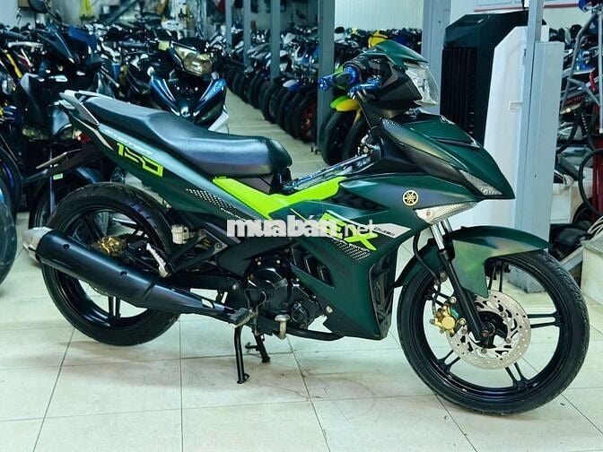 XE MÁY THỊNH PHÁT- EXCITER 150 XANH BỘ ĐỘI MÁY ZIN