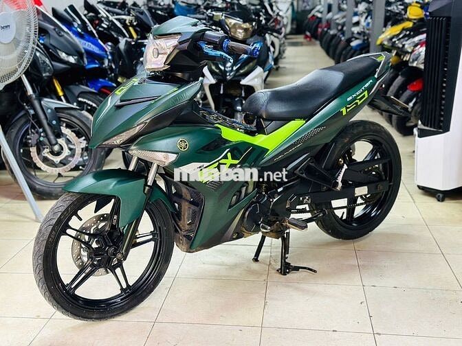 XE MÁY THỊNH PHÁT- EXCITER 150 XANH BỘ ĐỘI MÁY ZIN