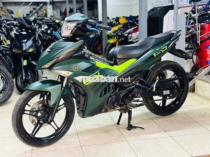 XE MÁY THỊNH PHÁT- EXCITER 150 XANH BỘ ĐỘI MÁY ZIN