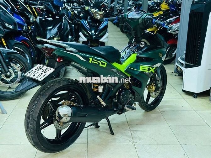 XE MÁY THỊNH PHÁT- EXCITER 150 XANH BỘ ĐỘI MÁY ZIN