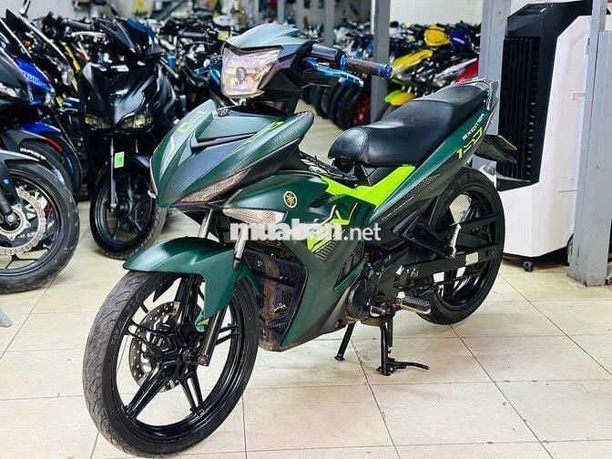 XE MÁY THỊNH PHÁT- EXCITER 150 XANH BỘ ĐỘI MÁY ZIN