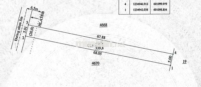 CHÁNH PHÚ HÒA - Đất dài 68m giá hơn tỷ