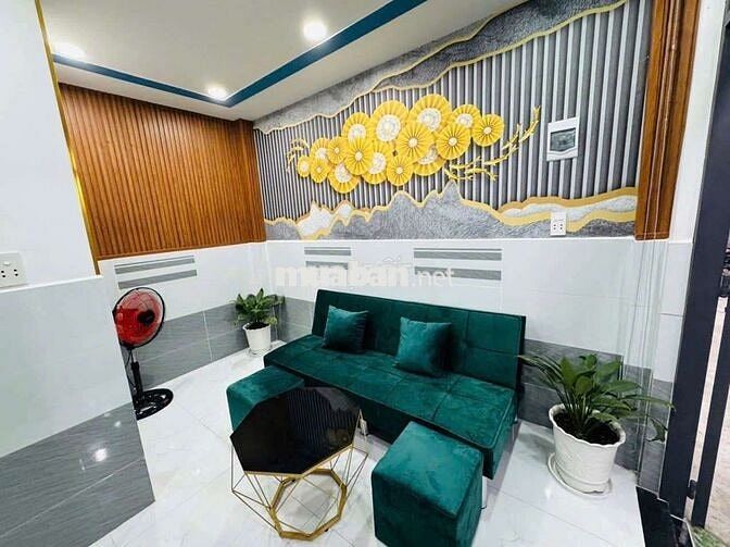 245 triệu nhà nhỏ Hóc Môn, DT: 4m-4m 1 trệt 1 lầu, đang cho thuê 2,2tr