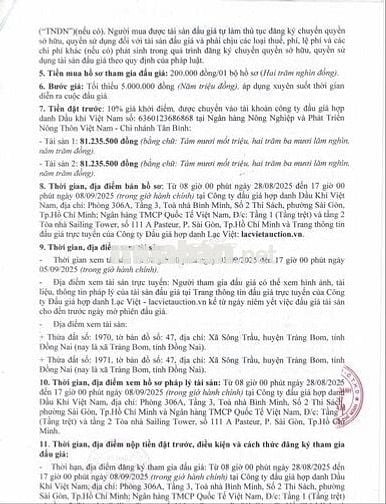 BĐS Xã Sông Trầu, Trảng Bom, Đồng Nai (nay làTrảng Bom, tỉnh Đồng Nai)
