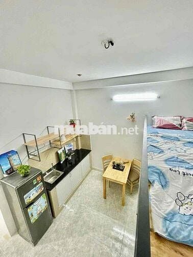🏡 Cho thuê phòng có gác 40m2 ngay Nơ Trang Long, gần Học Viện Cán Bộ