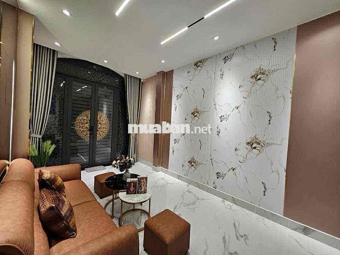 NHÀ ĐẸP GÒ VẤP 2 TẦNG FULL NỘI THẤT ĐẸP, 10M RA ĐƯỜNG XE TẢI