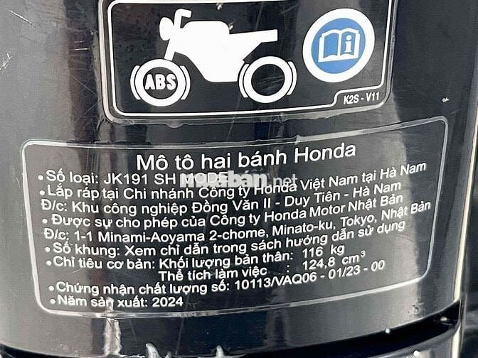 bán sh mode 2024 phanh abs mới 98%