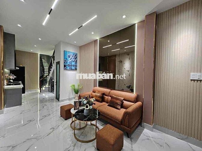 NHÀ ĐẸP GÒ VẤP 2 TẦNG FULL NỘI THẤT ĐẸP, 10M RA ĐƯỜNG XE TẢI