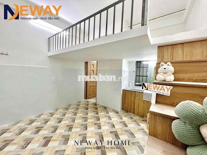 PHÒNG TRỌ GIÁ RẺ NEW 100% - GÁC CAO RỘNG RÃI, CÓ MÁY LẠNH, THANG MÁY