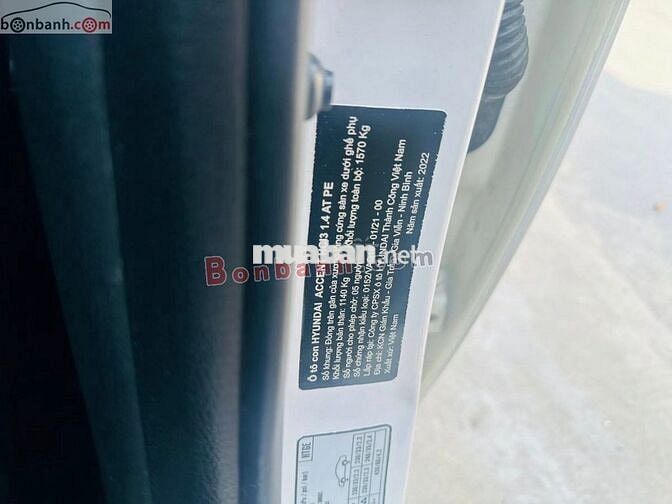 Xe Hyundai Accent 1.4 AT 2022 - 388 Triệu