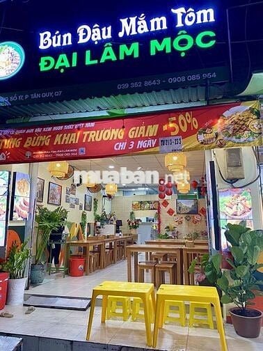 Cho thuê mặt bằng buổi sáng 6h-12h.