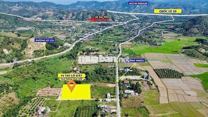 299tr có ngay khu vườn nghỉ dưỡng tại Thị trấn Madagui,đầy đủ hạ tầng