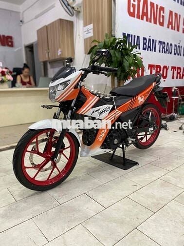 Suzuki Satria 150 đk 2022 màu trắng cam BSTP