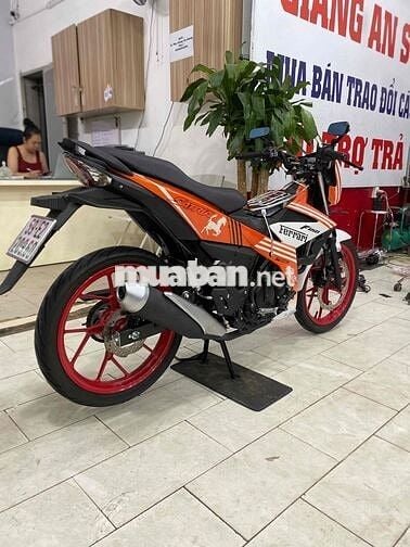 Suzuki Satria 150 đk 2022 màu trắng cam BSTP