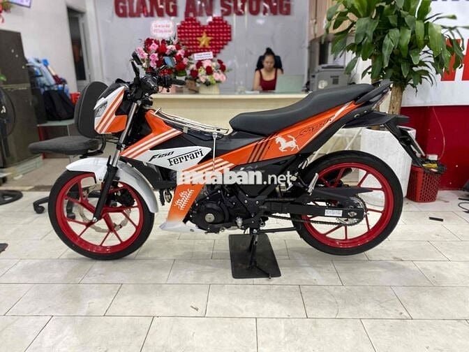 Suzuki Satria 150 đk 2022 màu trắng cam BSTP