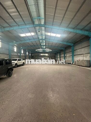 Cho thuê xưởng 1200m² MẶT TIỀN QL1A  gần Vòng Xoay An Lạc, Cont 24/24