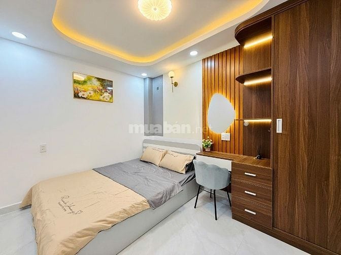 CHỦ BÁN NHÀ 218/ NGUYỄN DUY CUNG ĐÚC 3 LẦU HẺM ĐẸP FULL NỘI THẤT