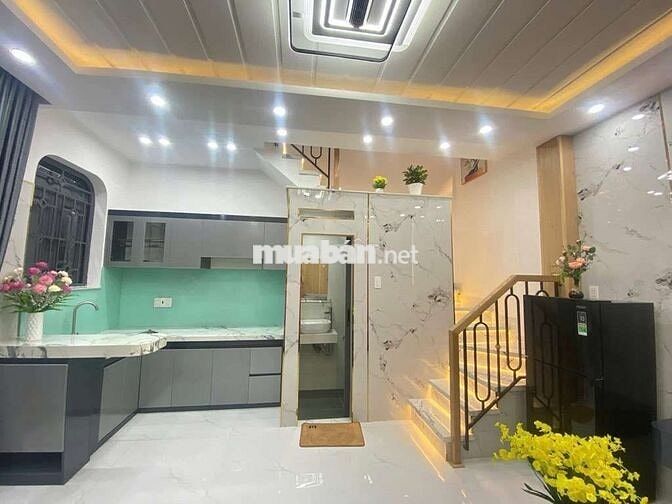 NHÀ MỚI THIẾT KẾ SANG TRỌNG 4,5×6 ĐƯỜNG BÙI QUANG LÀ. P12. QUẬN GÒ VẤP