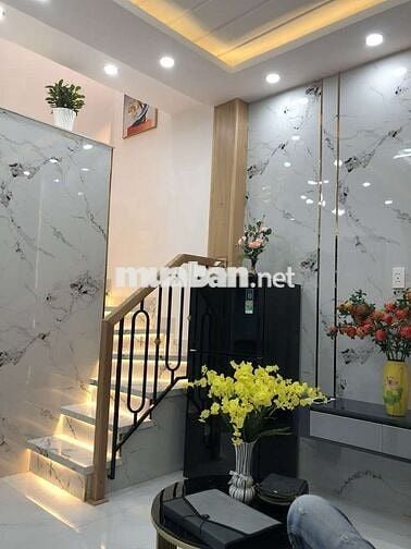NHÀ MỚI THIẾT KẾ SANG TRỌNG 4,5×6 ĐƯỜNG BÙI QUANG LÀ. P12. QUẬN GÒ VẤP