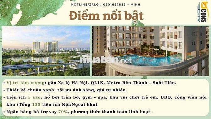 🌟CHỈ 285 TRIỆU NHẬN NGAY CĂN HỘ BCONS 2PN 🚄 LIỀN KỀ GA METRO - 35TR/m²