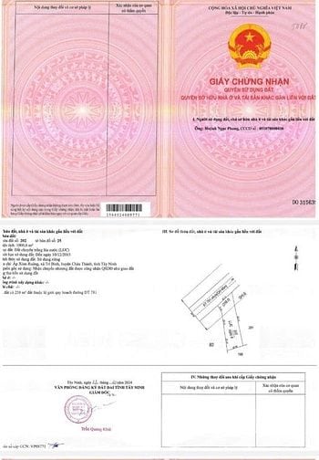 Bán Đất 2 Mặt Tiền Đường Nhựa ĐT-781 – Giá Cực Rẻ Tại Châu Thành, Tây
