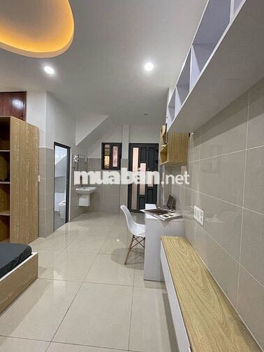 Căn hộ full nội thất Nguyễn Cửu Vân, hẻm lớn, gần Q1 giá 4tr/tháng