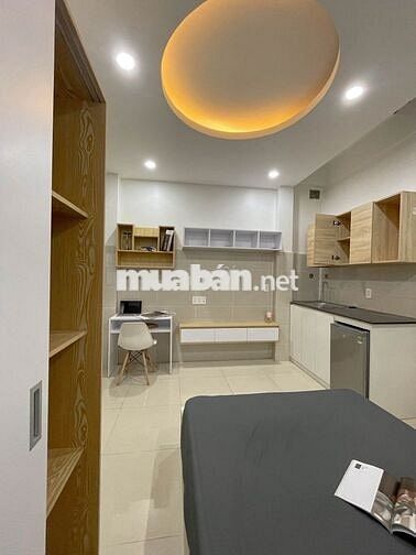 Căn hộ full nội thất Nguyễn Cửu Vân, hẻm lớn, gần Q1 giá 4tr/tháng