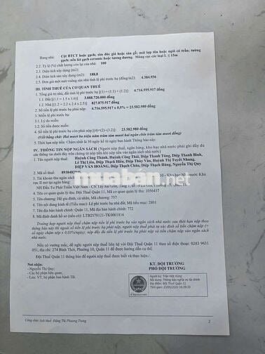 Bán Nhà 2Mặt Tiền Lý Thường Kiệt