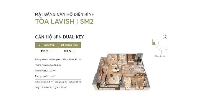 Bán căn 2PN vốn vào chưa đến 2 tỷ view tiện ích cảnh quan nội khu