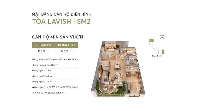Bán căn 2PN vốn vào chưa đến 2 tỷ view tiện ích cảnh quan nội khu