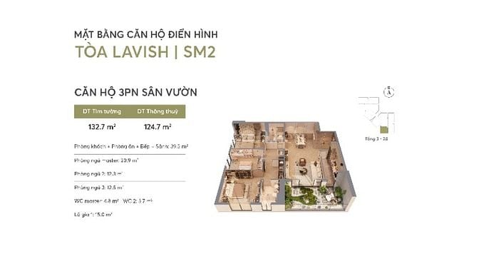 Bán căn 2PN vốn vào chưa đến 2 tỷ view tiện ích cảnh quan nội khu