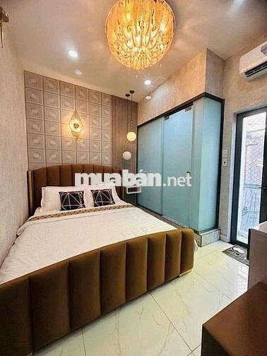 NHÀ MẶT TIỀN MỚI TINH 2PN 2WC FULL NỘI THẤT 16TR/th