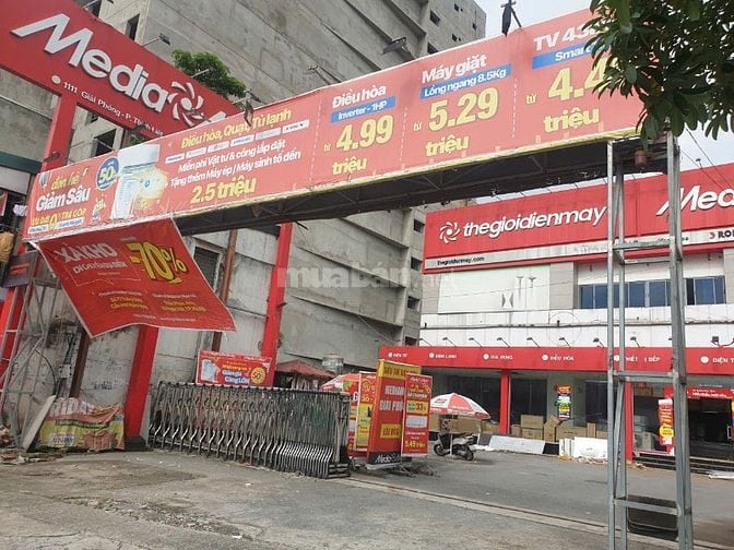 CHO THUÊ MẶT BẰNG ĐƯỜNG GIẢI PHÒNG MẶT TIỀN VÀ VỈA HÈ RỘNG