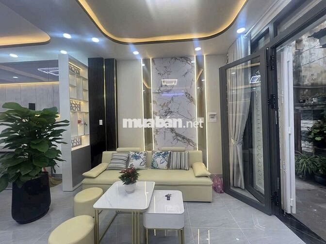 NHÀ MỚI XÂY 4X20 CÓ NỘI THẤT MỚI TINH HẺM 2855 HUỲNH TẤN PHÁT GẦN PHÀ
