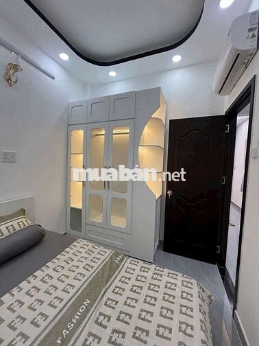 NHÀ MỚI XÂY 4X20 CÓ NỘI THẤT MỚI TINH HẺM 2855 HUỲNH TẤN PHÁT GẦN PHÀ