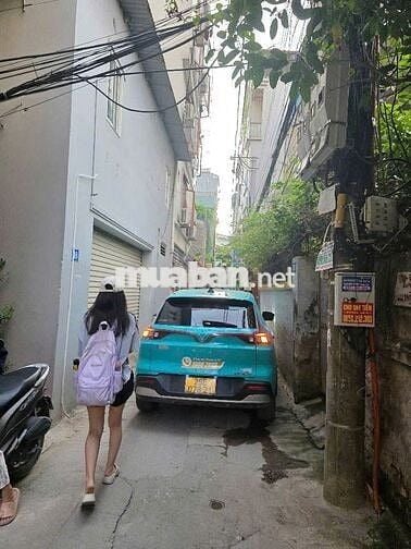 Hoàng Mai_43m2_hơn 8 đồng_ô tô qua_ngõ thông_trước nhà thoáng_ở sướng