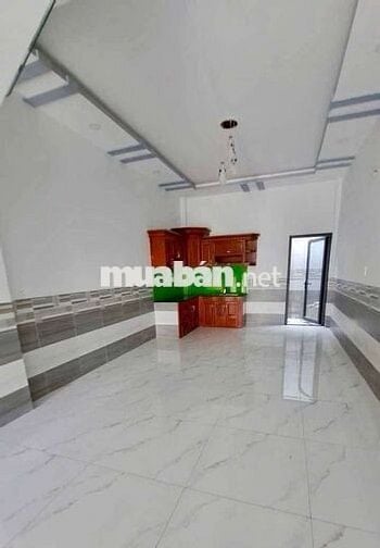 Nhà 1 lầu 2 phòng+sân thượng.nhà mới sạch sẽ