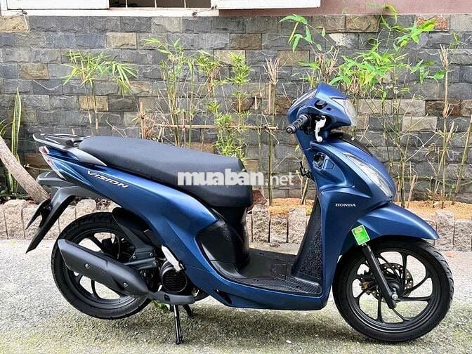 honda vision 2022 xanh nhám pbdb bstp chính chủ