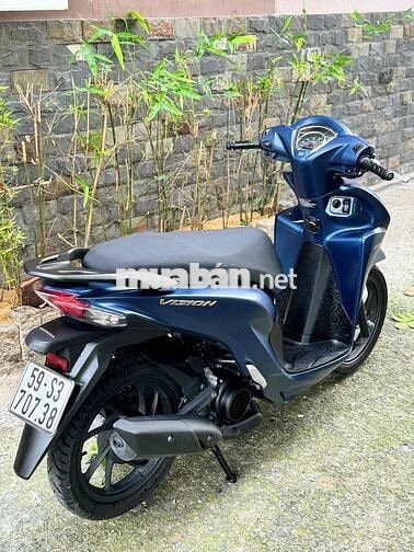 honda vision 2022 xanh nhám pbdb bstp chính chủ