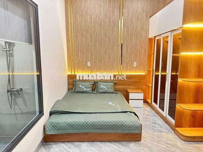 Nhà trệt lầu hiện đại mặt tiền hẻm 109 nguyễn thái bình gần trườngcấp2