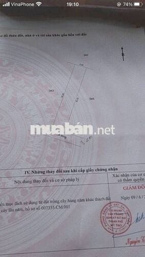 Đất thổ cư 5x30m gần bệnh viện Mỹ Tho, ĐH Tiền Giang, Tiền Giang