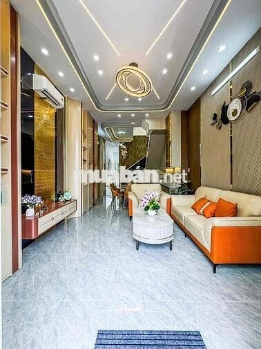 KDC CỬU LONG, CHỢ BÀ BỘ NHÀ TRỆT LẦU MỚI ĐẸP FULL NỘI THẤT ĐƯỜNG SỐ 2