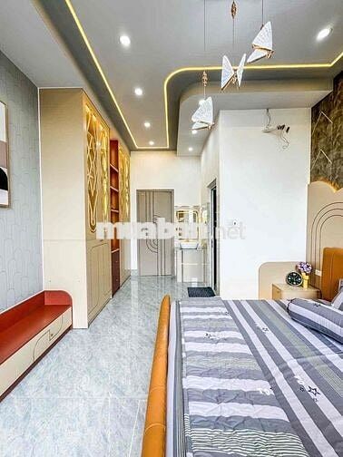 KDC CỬU LONG, CHỢ BÀ BỘ NHÀ TRỆT LẦU MỚI ĐẸP FULL NỘI THẤT ĐƯỜNG SỐ 2