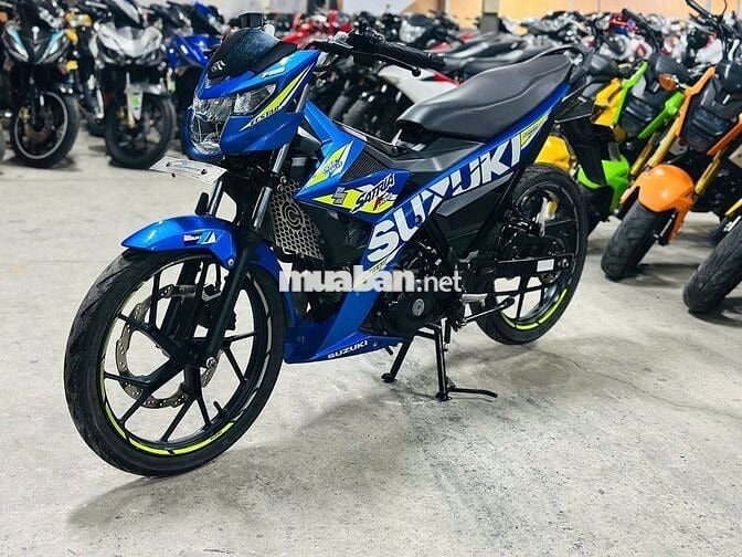 XE MÁYTHANH TÙNG_SATRIA 150 XANH XE NHẬP MÁY ZIN
