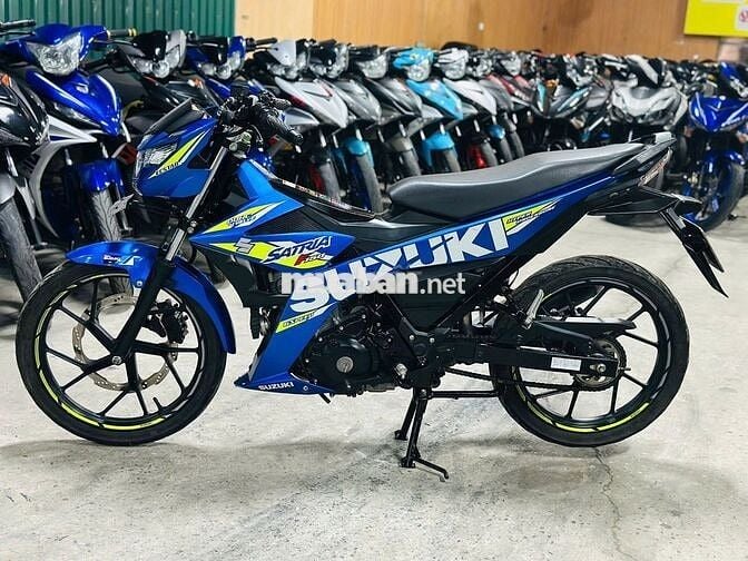 XE MÁYTHANH TÙNG_SATRIA 150 XANH XE NHẬP MÁY ZIN