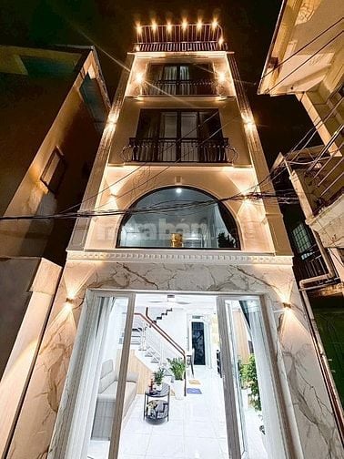 ⭐️Nhà 4 Lầu tuyệt đẹp Cao cấp 2 mặt hẻm Nguyễn Cửu Vân, P17, Q.Bình Th